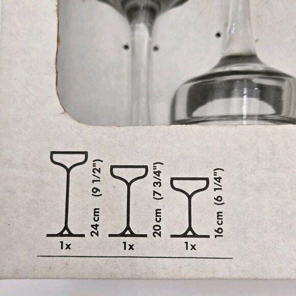 IKEA Blomster 3 Piece Candle Holder Set Clear Glass Amsell Berlin 901.674.39 - Picture 3 of 9